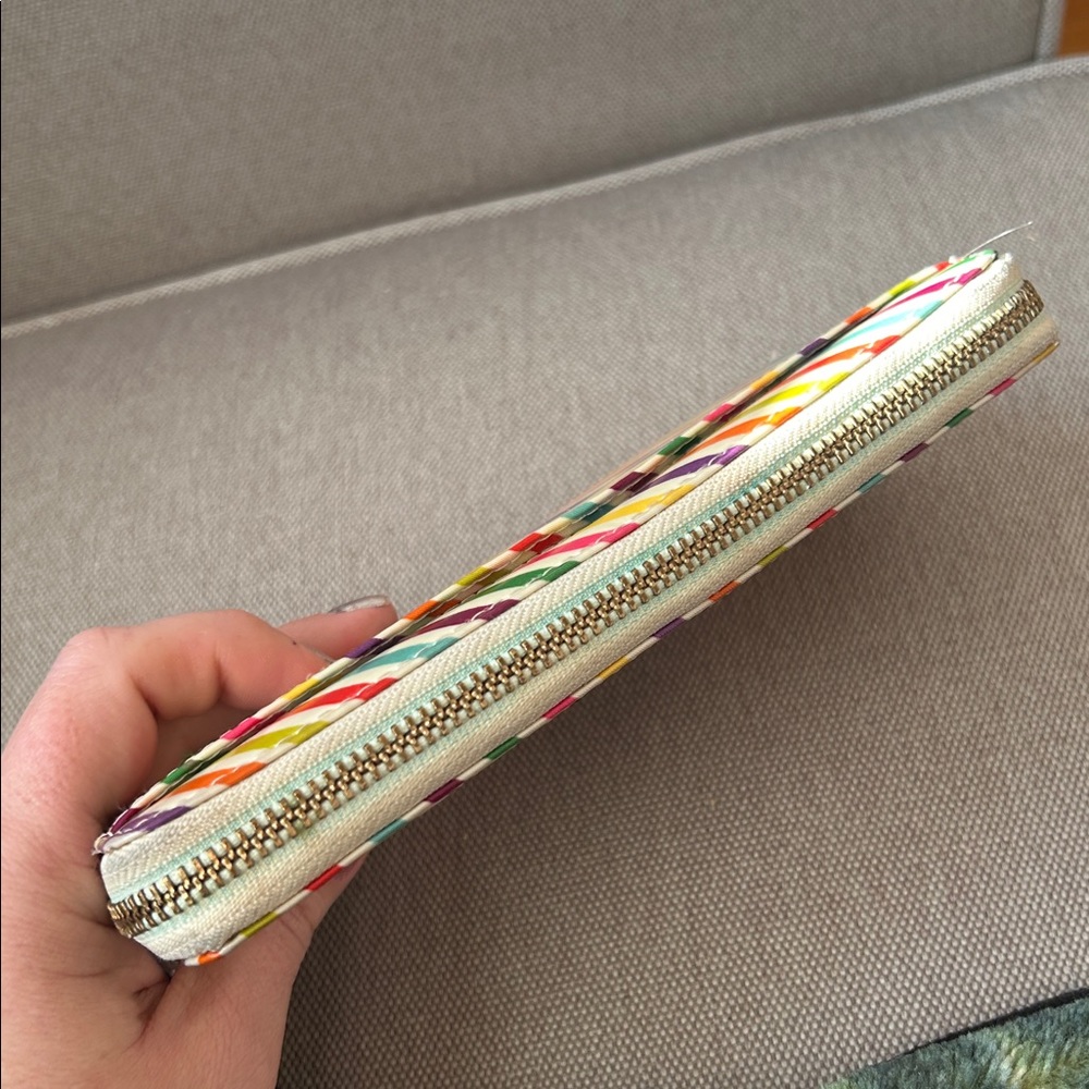 🍭Kate Spade Striped Wallet - Picture 4 of 8